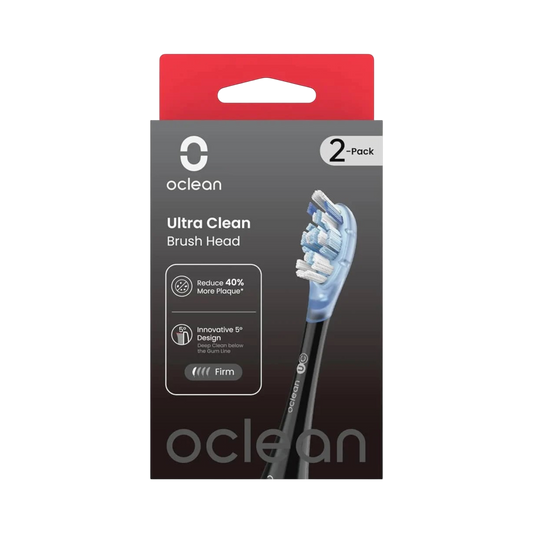 Oclean Ultra Clean Brush Head, Black