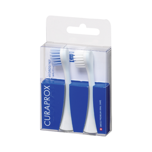 Curaprox Hydrosonic Pro Sensitive Brush Head, 2-Pack