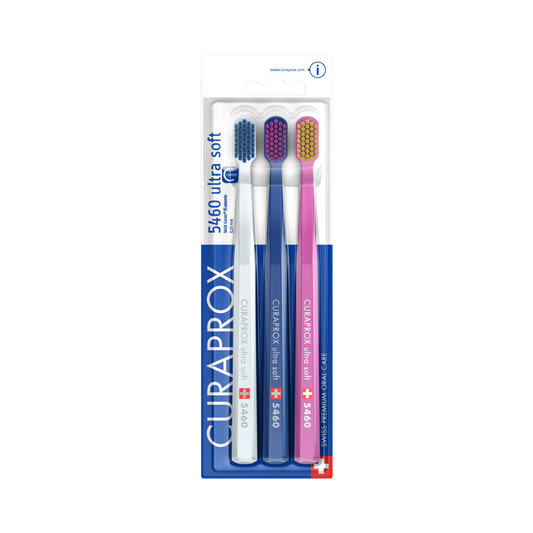 Curaprox CS 5460 Ultra Soft Toothbrush 3-Pack Set