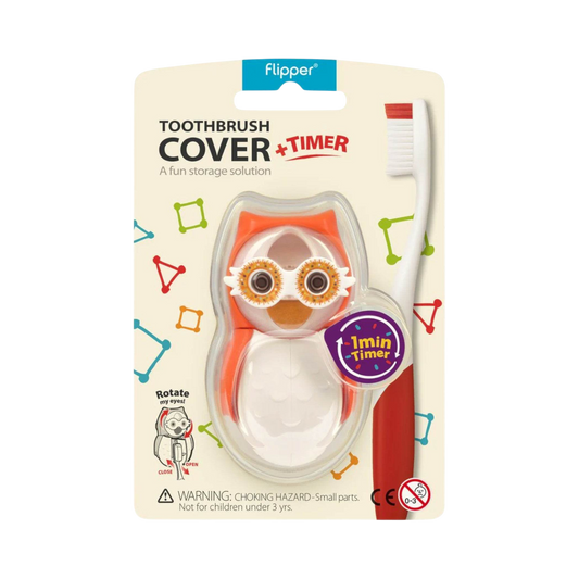 Flipper OWL Hearty Toothbrush Cover & Timer