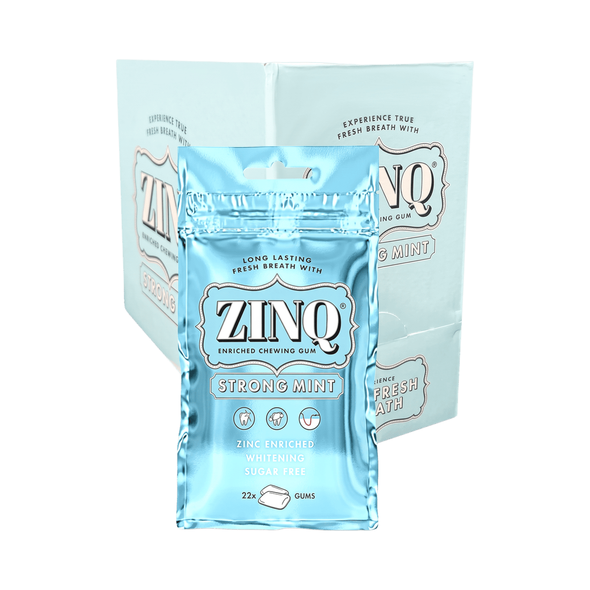ZINQ Gum, Sweetmint (15 Pcs)