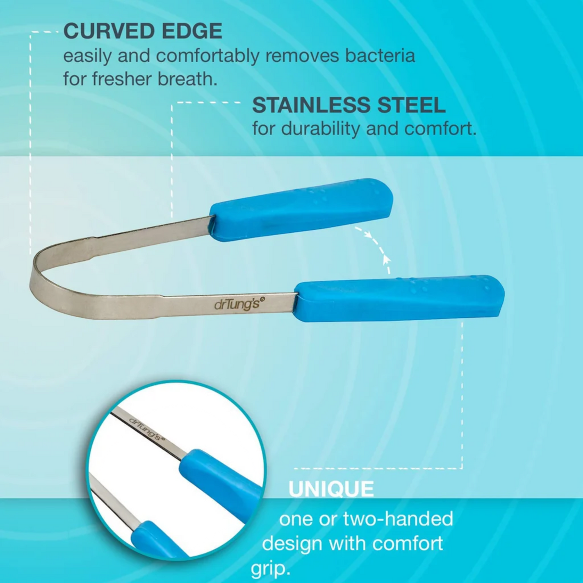 DrTung's Stainless Steel Tongue Cleaner