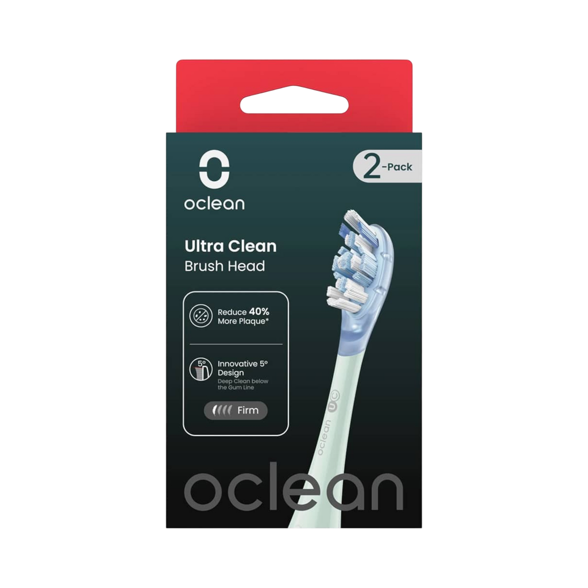 Oclean Ultra Clean Brush Head, Green