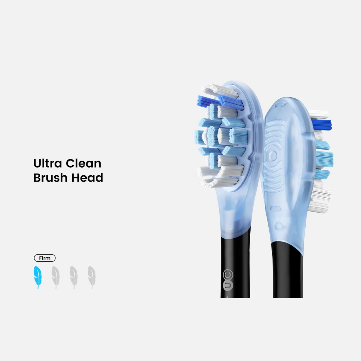 Oclean Ultra Clean Brush Head, Black