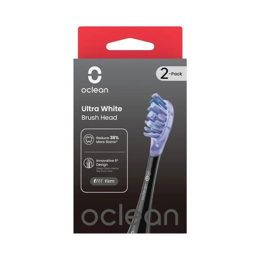 Oclean Ultra White Brush Head, Black