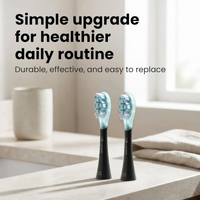 Oclean Ultra White Brush Head, Black