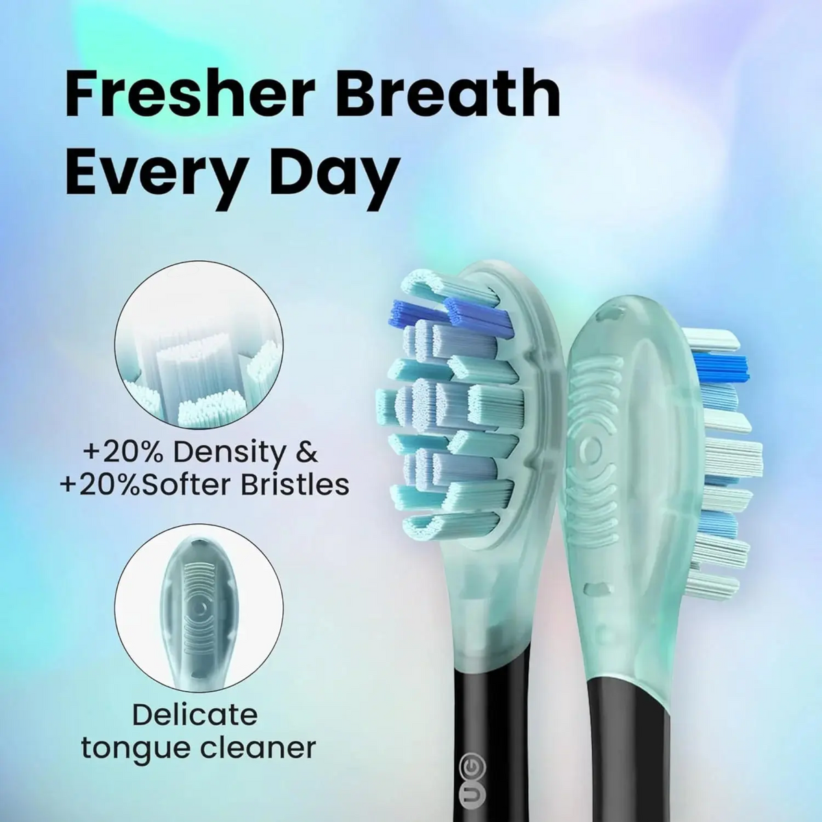 Oclean Ultra Gum Care Brush Head, Black