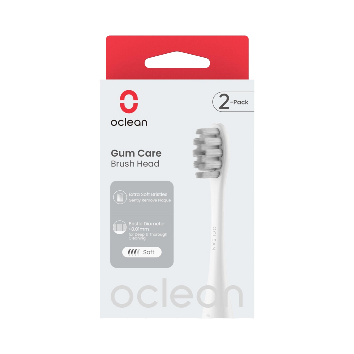 Oclean Gum Care Brush Head, White