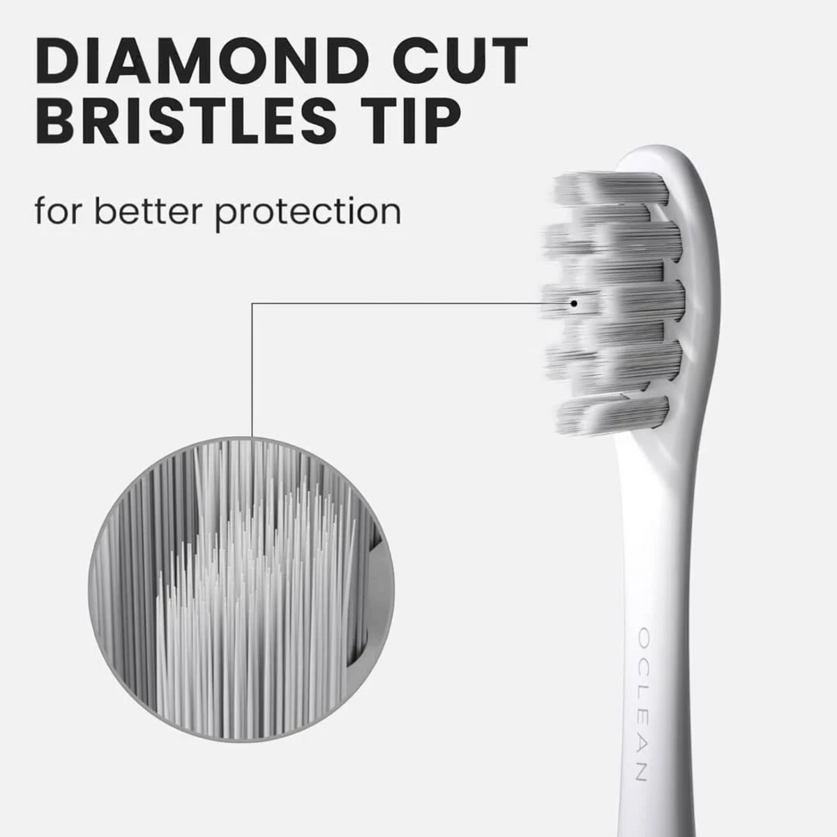 Oclean Gum Care Brush Head, White