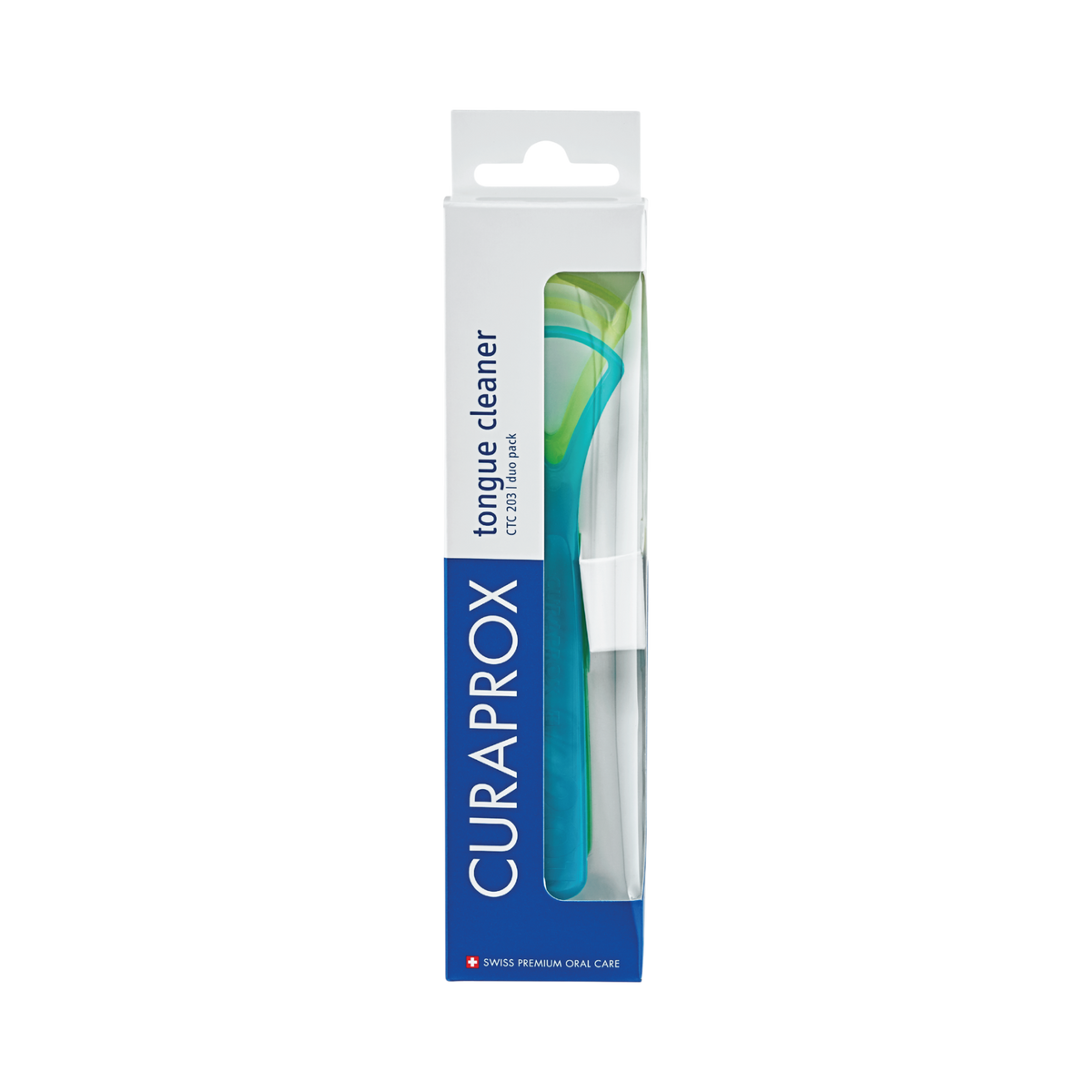 Curaprox CTC 203 Duo Tongue Cleaner 2-Pack Set