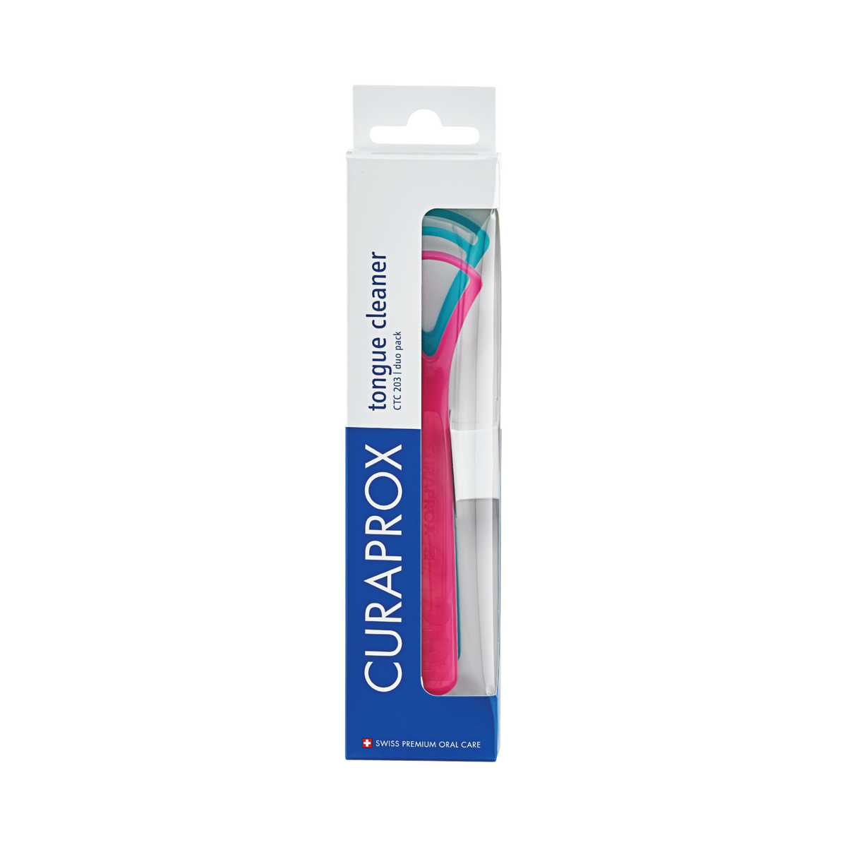 Curaprox CTC 203 Duo Tongue Cleaner 2-Pack Set