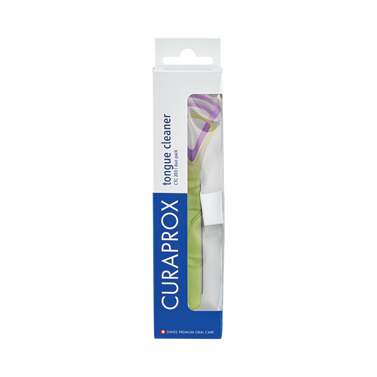 Curaprox CTC 203 Duo Tongue Cleaner 2-Pack Set