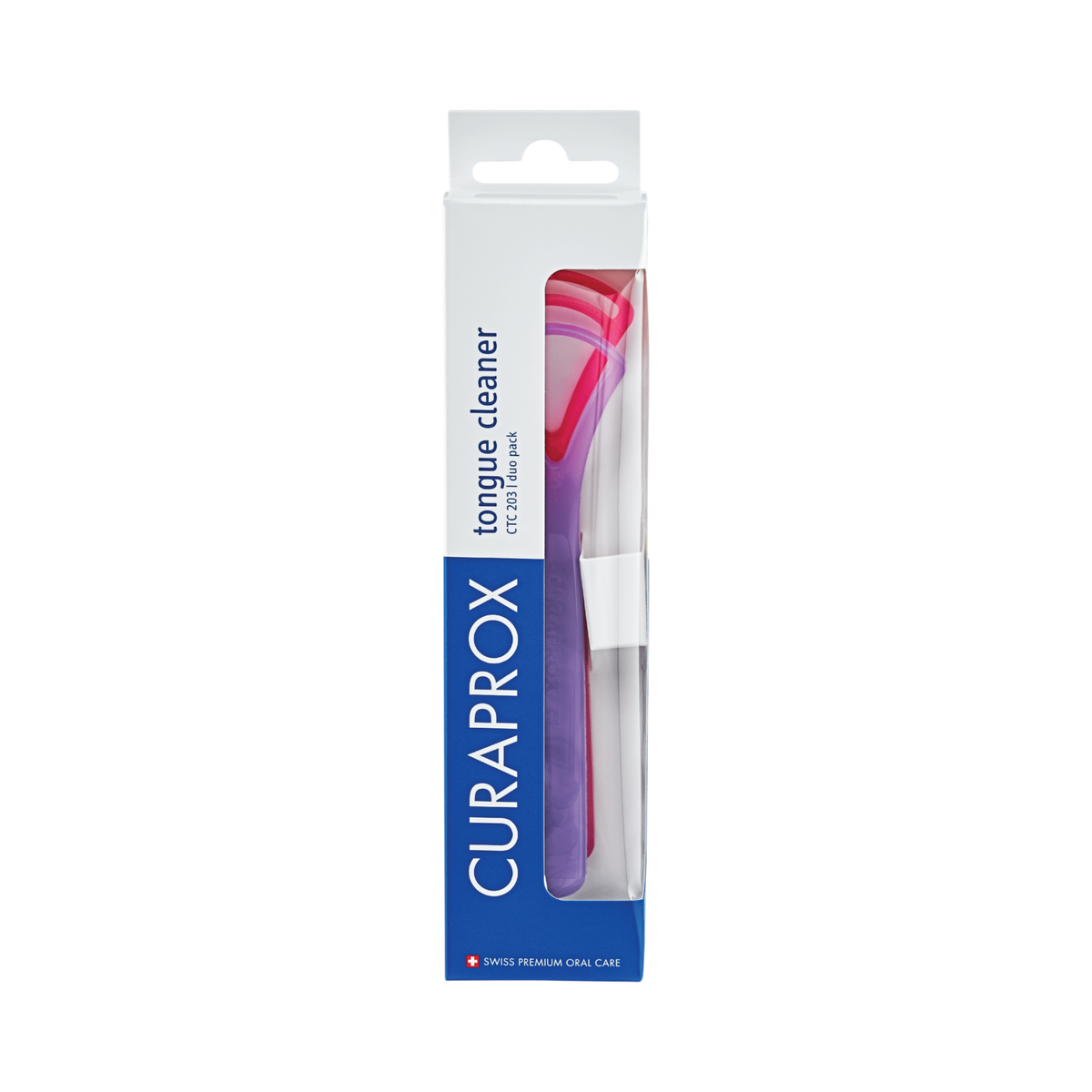 Curaprox CTC 203 Duo Tongue Cleaner 2-Pack Set