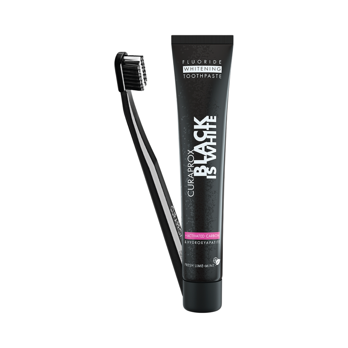 Curaprox Black Is White Toothpaste & Toothbrush Set