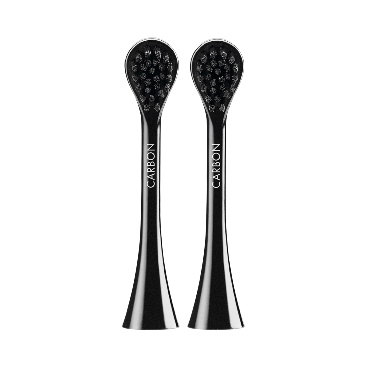 Curaprox Black Is White Hydrosonic Carbon Brush Head, 2-Pack