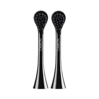 Curaprox Black Is White Hydrosonic Carbon Brush Head, 2-Pack