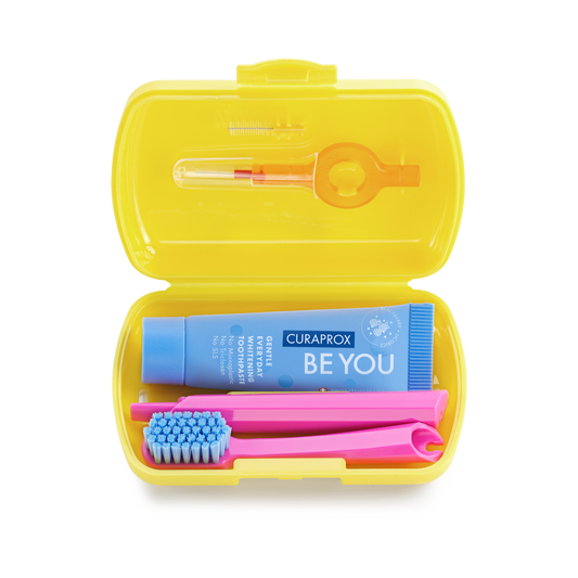 Curaprox Travel Set, Yellow