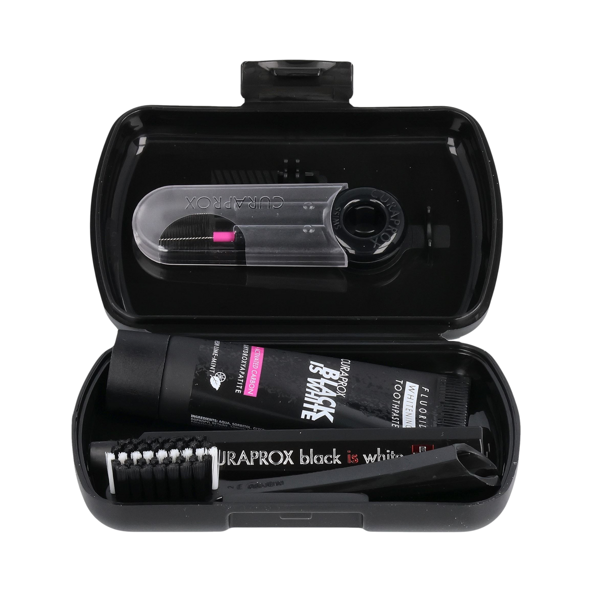Curaprox Travel Set, Black Is White