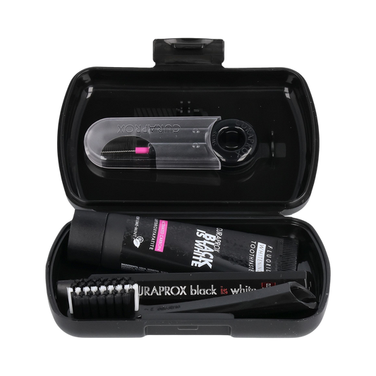 Curaprox Travel Set, Black Is White