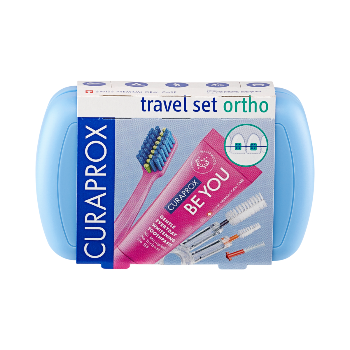 Curaprox Ortho Travel Set, Blue
