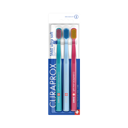 Curaprox CS 5460 Ultra Soft Toothbrush 3-Pack Set