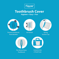 Flipper Fun Play Toothbrush Cover