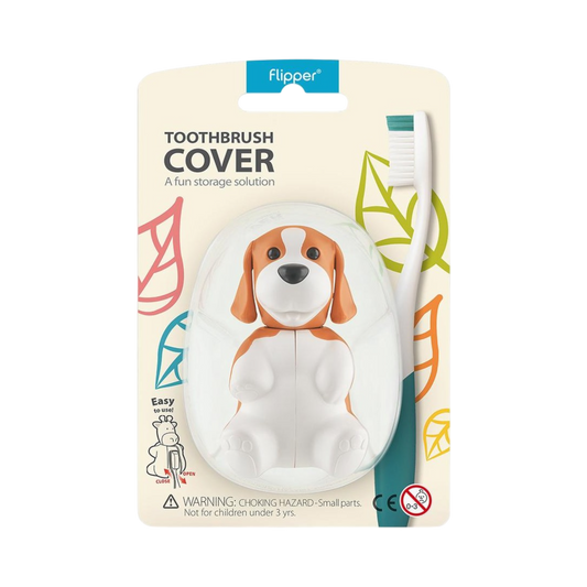 Flipper Fun Animal Toothbrush Cover, Beagle