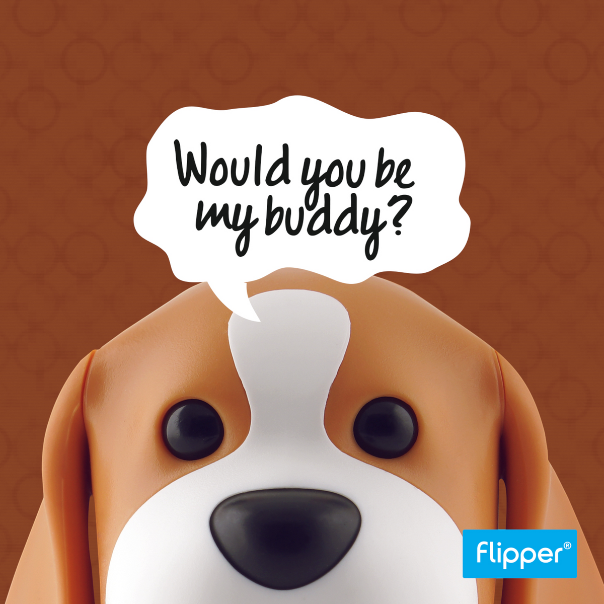 Flipper Fun Animal Toothbrush Cover, Beagle