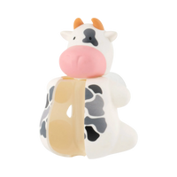 Flipper Fun Animal Toothbrush Cover, Cow