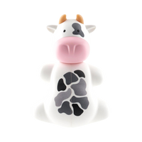 Flipper Fun Animal Toothbrush Cover, Cow