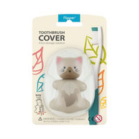 Flipper Fun Animal Toothbrush Cover, Cat