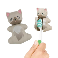 Flipper Fun Animal Toothbrush Cover, Cat