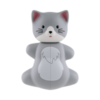 Flipper Fun Animal Toothbrush Cover, Cat
