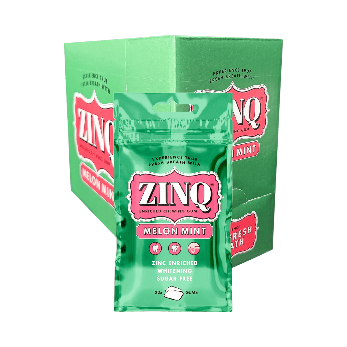 ZINQ Gum, Melonmint (15 Pcs)