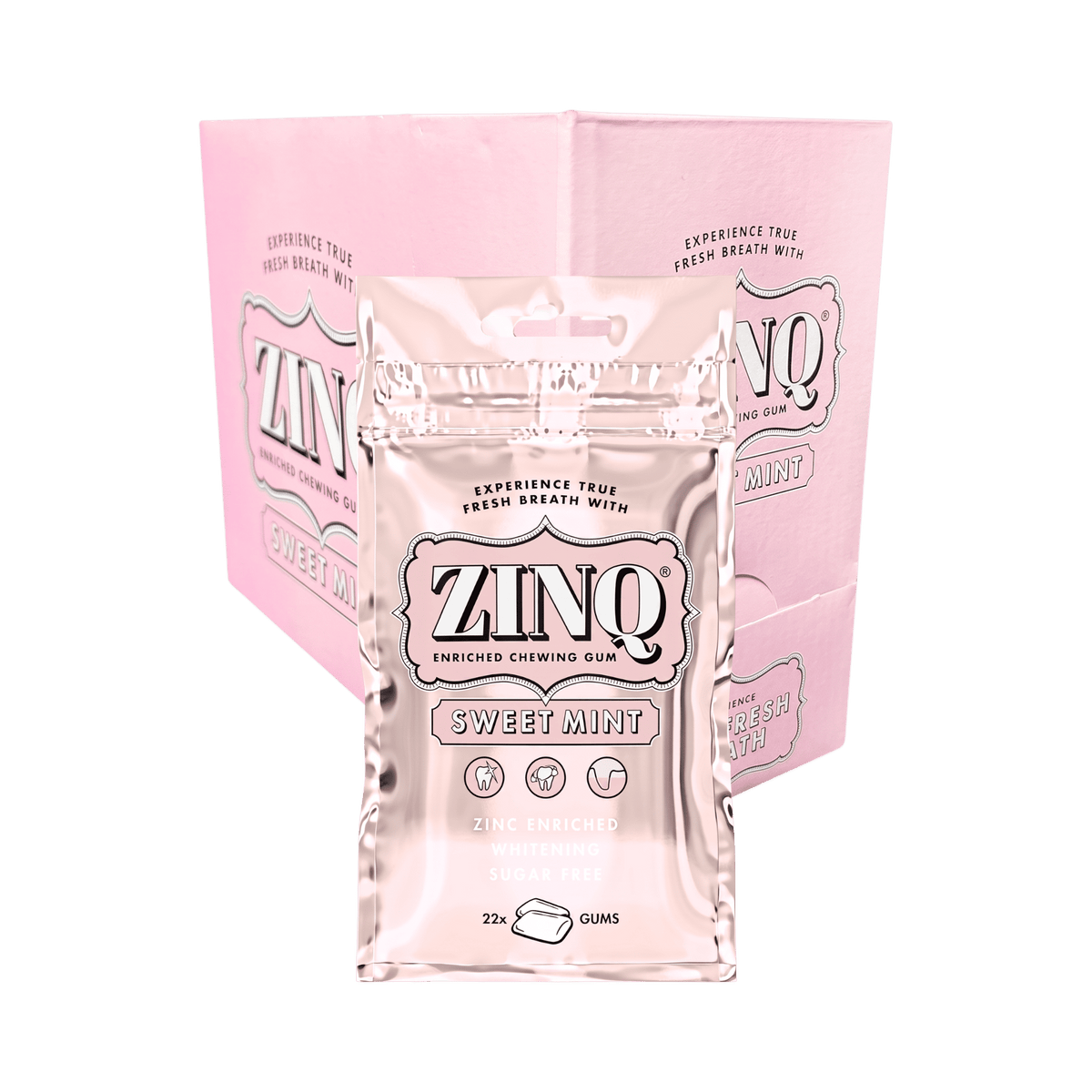 ZINQ Gum, Strongmint (15 Pcs)